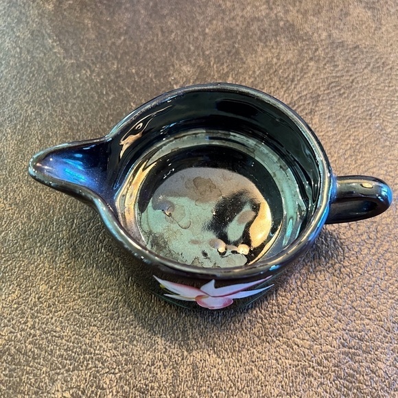 Vintage Stackable Brown Betty Teapot for one with Creamer and Sugar Bowl - Picture 12 of 15